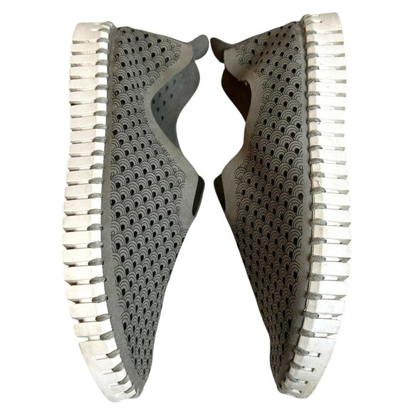 Ilse Jacobsen Hornbaek Tulip 139 Gray Flats Slip-On Shoes Size 39 - Picture 4 of 7